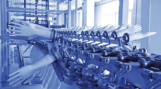 100 Millionen medizinische Einweghandschuhe täglich