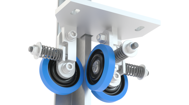 2C elevator guiding rollers - faigle Kunststoffe